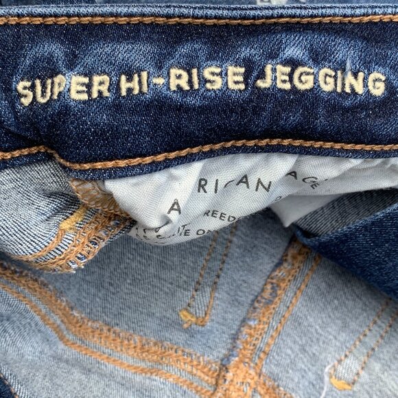 American Eagle Outfitters Next Level Stretch Distressed Super Hi-Rise Jeggings - Picture 14 of 15